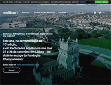 Tablet Screenshot of multicert.com