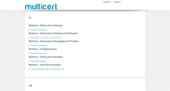 Desktop Screenshot of pki.multicert.com